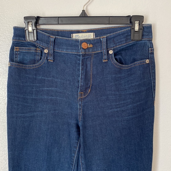 Madewell High-Riser Skinny Jeans in Hayes Wash  size 27 womens denim dark - Picture 2 of 4